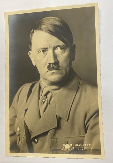 WW2 German Adolf Hitler Reichskanzler Postcard