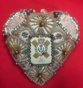 WW1 Queen's Own Cameron Highlanders Sweetheart Pin Cushion