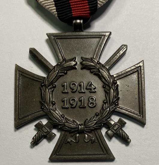 German Honour Cross With Swords