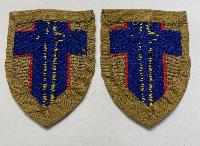 British Army Of The Rhine Cloth Shoulder Titles 