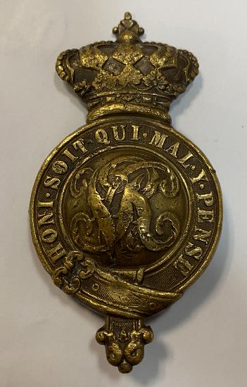 Victorian Household Cavalry Horse's Breastplate Badge