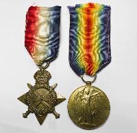 WW1 British 1914-15 Star And Victory Medal To Royal Navy