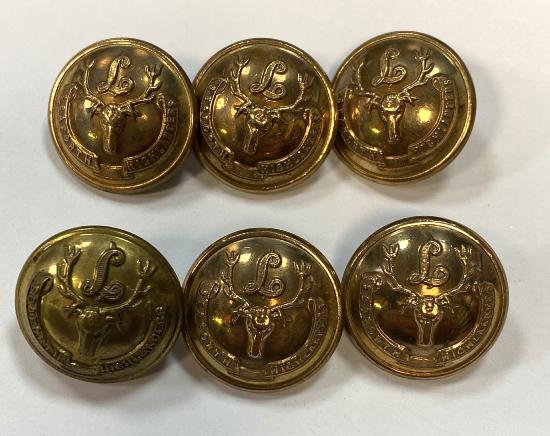 Seaforth Highlanders Tunic Buttons