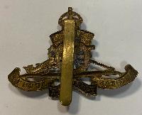 WW2 R.A. Officer Cap Badge