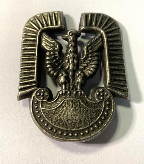 Polish Air Force Cap Badge