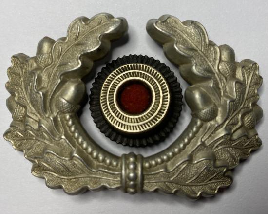 WW2 German Army Visor Cap Wreath & Cockade