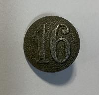 WW2 German Numbered Tunic Shoulder Button