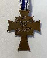 WW2 German Mother's Cross In Bronze