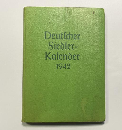 WW2 German Settlers Diary