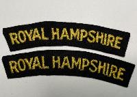 WW2 British Royal Hampshire Shoulder Titles