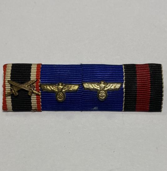 WW2 German Four Medal Ribbon Bar