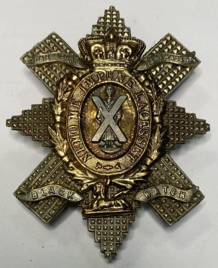 The Royal Highlanders Black Watch Officers Cap Badge