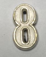 WW2 German Senior NCO Number '8' Shoulderstrap Cypher