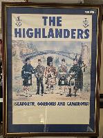 The Highlanders Recruiting Framed Poster