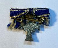 WW2 German Miniature Mother's Cross In Silver 