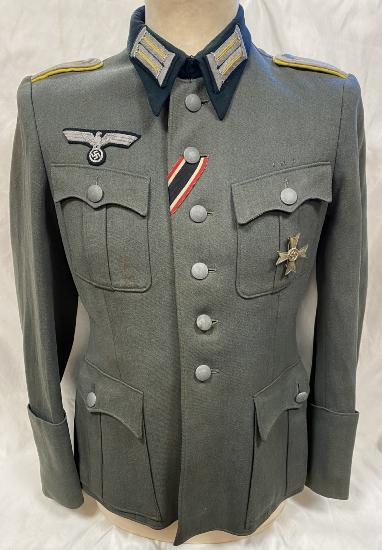 WW2 German Army M36 Signals Leutnant's Tunic