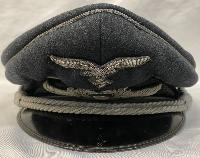 WW2 German Luftwaffe Officers Visor Cap