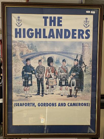 The Highlanders Recruiting Framed Poster