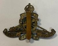 WW1/2 Royal Artillery Officer Cap Badge