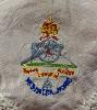 WW1 Royal Artillery Embroidered Silk Handkerchief