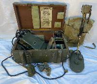 WW2 British Army Mine Detector Model No 4A ZA24438 With Backpack And Transit Case