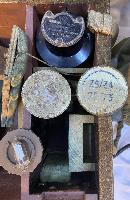 WW2 British Army Mine Detector Model No 4A ZA24438 With Backpack And Transit Case