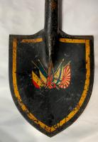 WW1 Shovel With Allied Flags