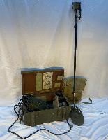 WW2 British Army Mine Detector Model No 4A ZA24438 With Backpack And Transit Case