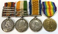 British QSA/KSA & WWI Medal Group