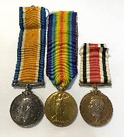 WW1 British Royal Scots Medal Pair With Police Medal