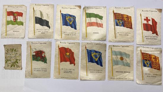  Kensitas Cigarettes Silk Cloth Flags Series