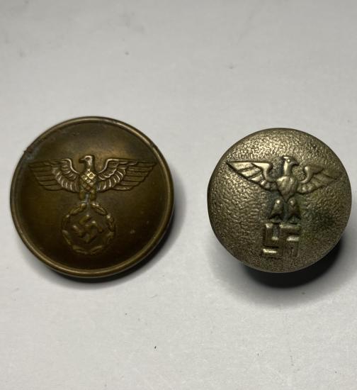 WW2 German NSDAP Buttons