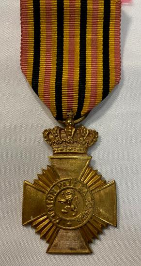  Belgium Military Decoration For Long Service