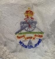 WW1 Royal Artillery Embroidered Silk Handkerchief