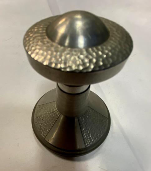 Vintage  Alloy Pebbled Table Lighter