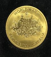 Australian Veterans 60th Anniversary of WW2 Medallion.