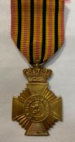  Belgium Military Decoration For Long Service