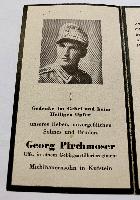 WW2 German Gebirgsjager Memorial Card