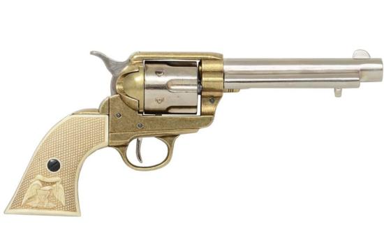 Code: G1108L Replica Colt Peacemaker With Ivory Handle Nickel & Brass 1869