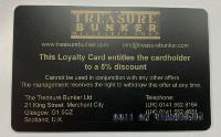 Treasure Bunker Loyalty Card 
